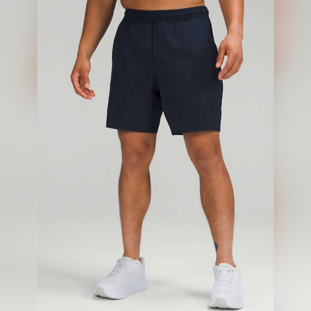 Lululemon Pace Breaker Shorts 7" Unlined Black Mens Running Gym